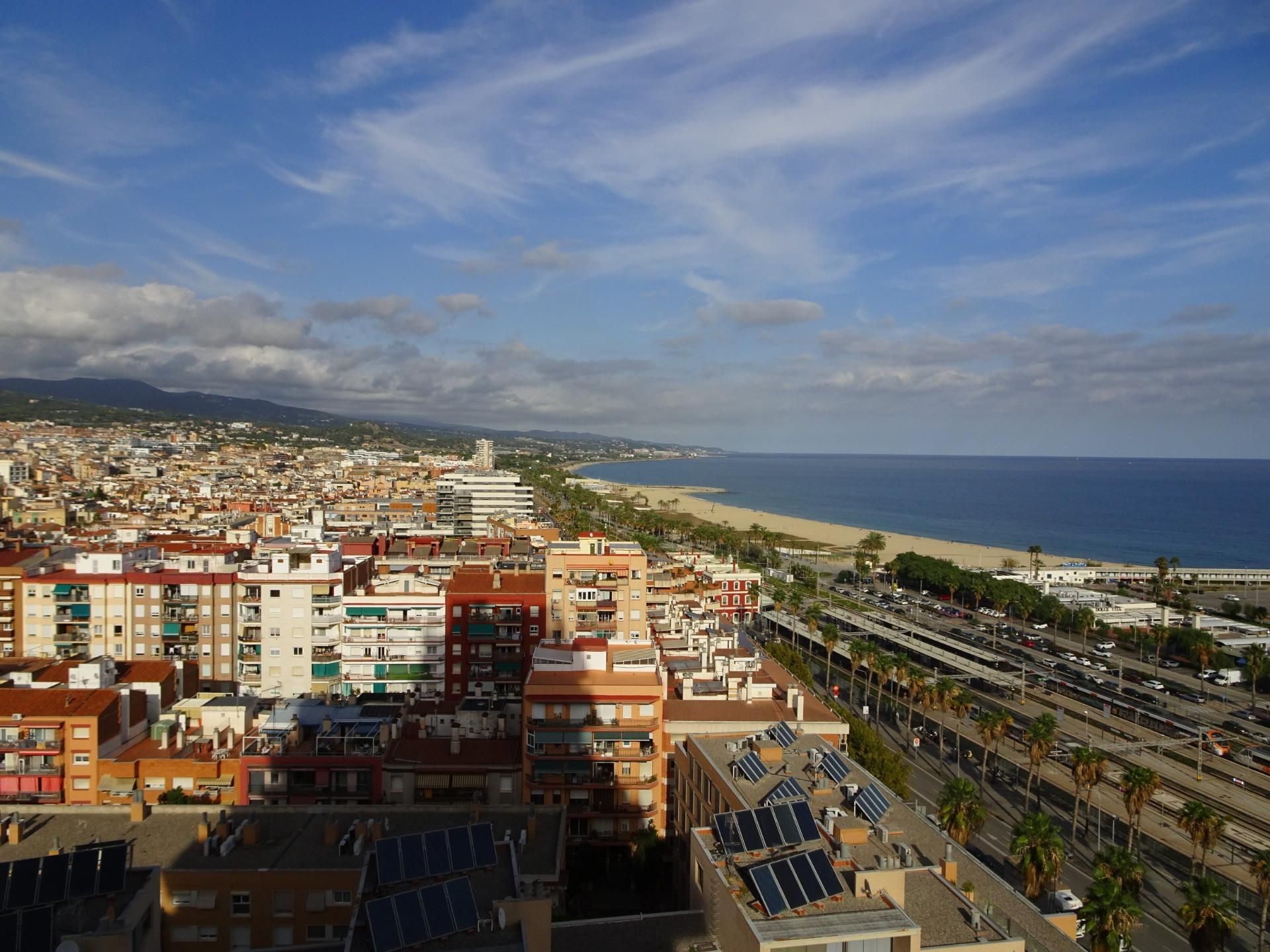 Vista exterior de Piso de alquiler en Mataró con Aire acondicionado, Calefacción y Parquet
