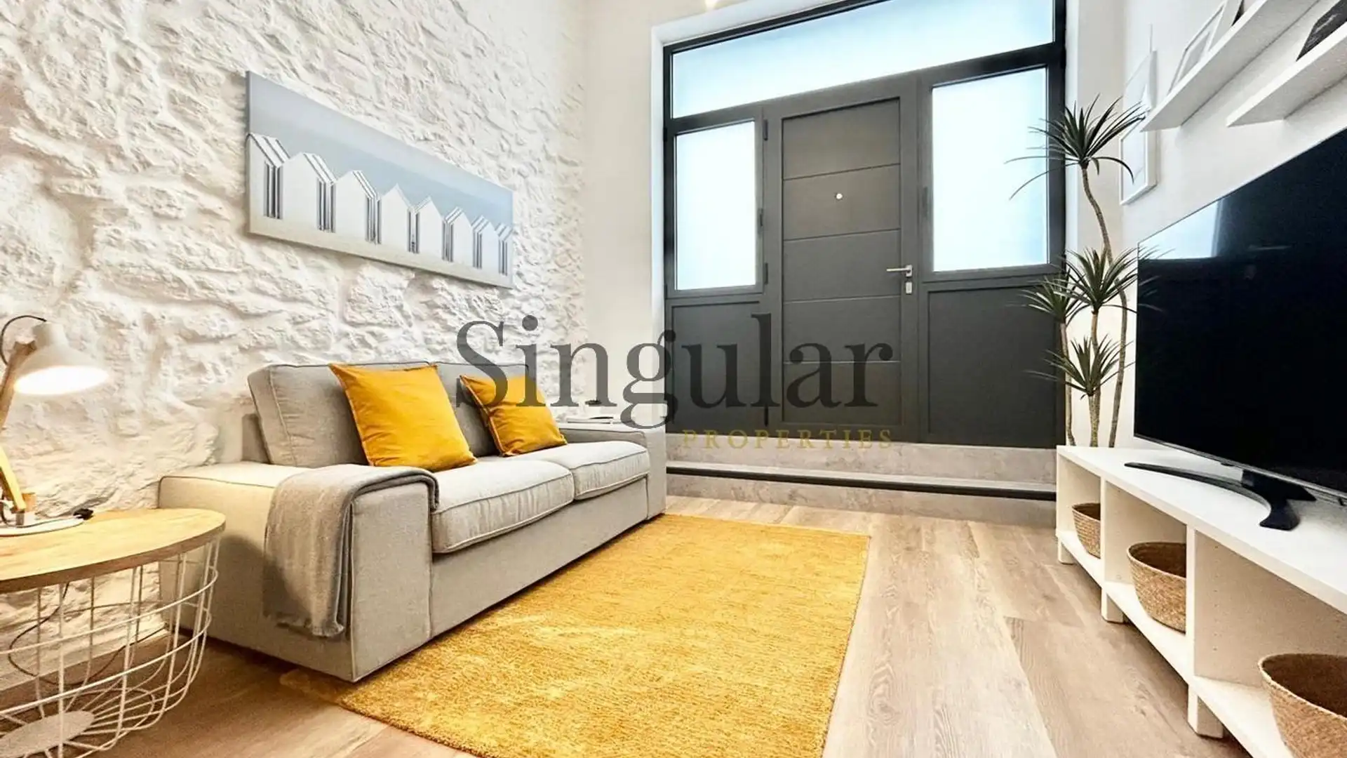 Living room of Flat for sale in  Barcelona Capital