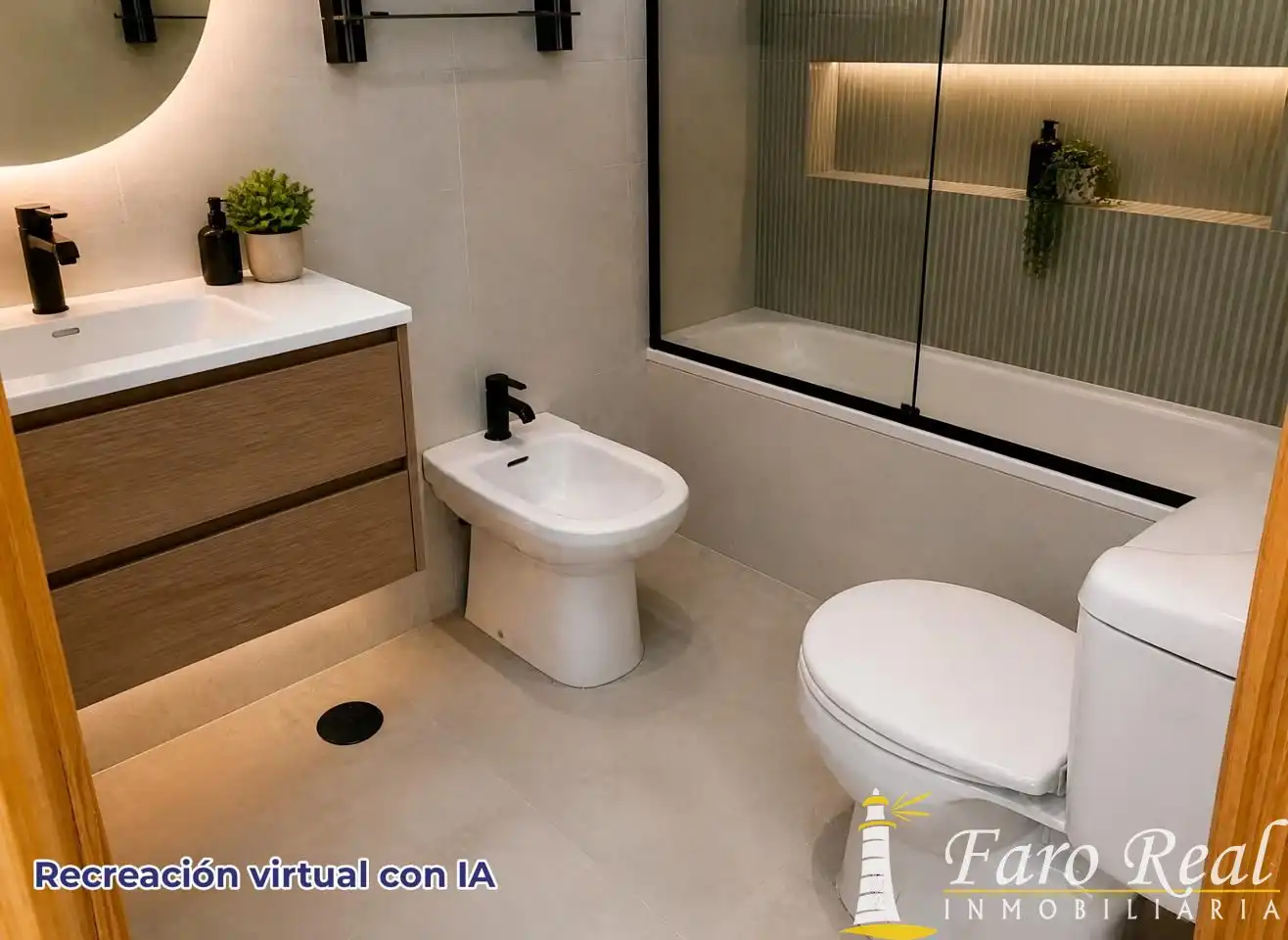 Badezimmer von Erdgeschoss zum Verkauf in Sanlúcar de Barrameda mit Klimaanlage, Terrasse und Gemeinschaftspool