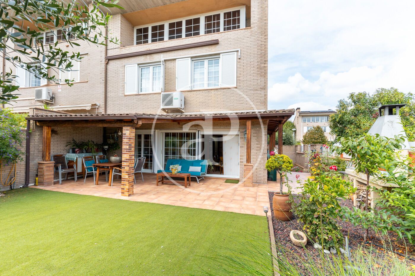 Terrassa de Casa o xalet en venda en Sant Quirze del Vallès amb Aire condicionat, Calefacció i Jardí privat