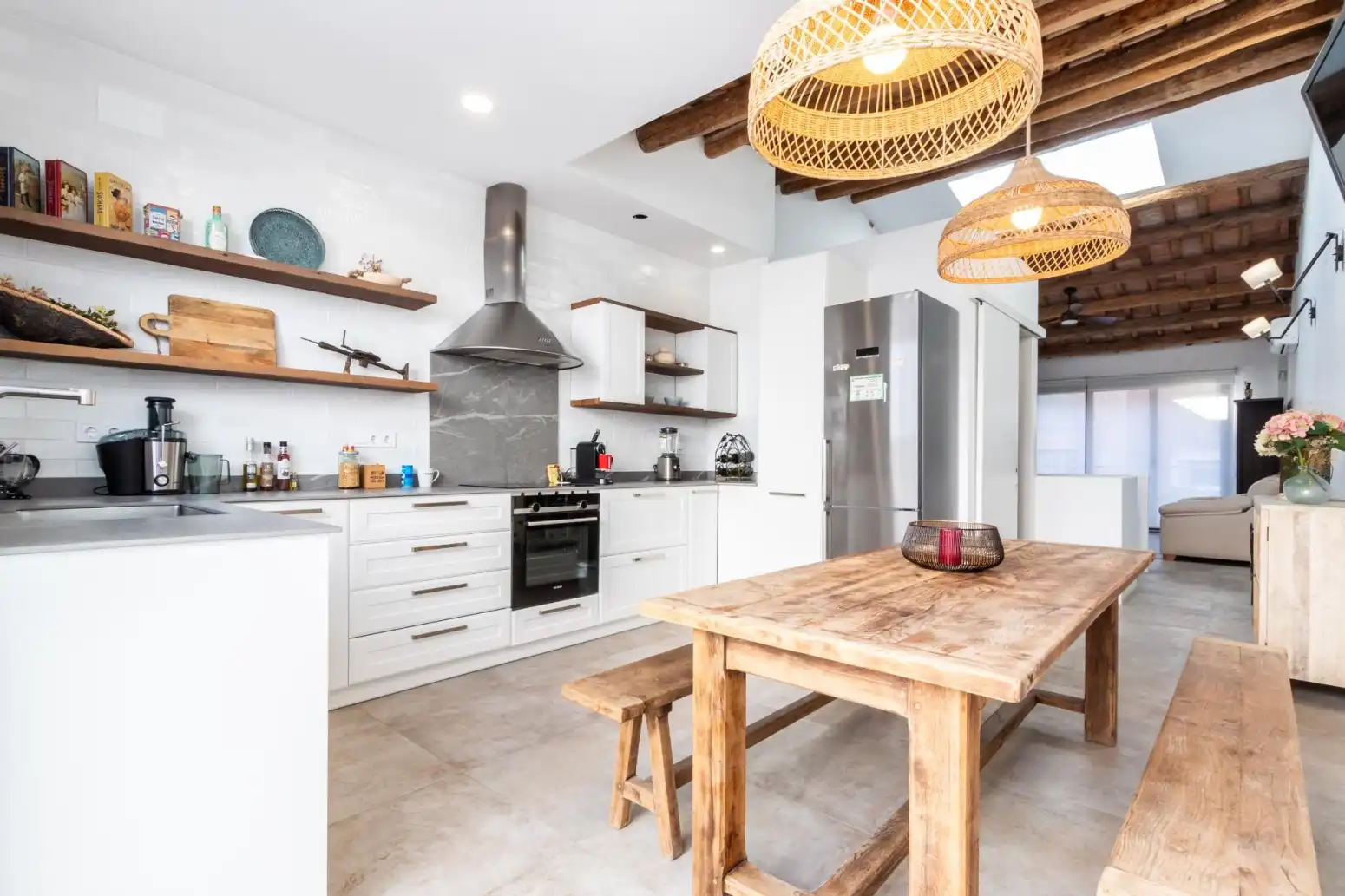 Kitchen of Houses for sale in Terrassa  with Air Conditioner, Heating and Terrace