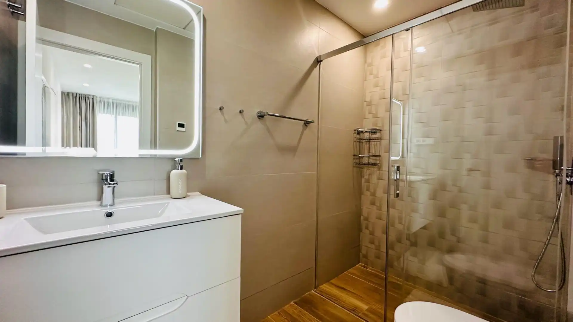 Badezimmer von Maisonette zum Verkauf in Finestrat mit Klimaanlage, Heizung und Terrasse