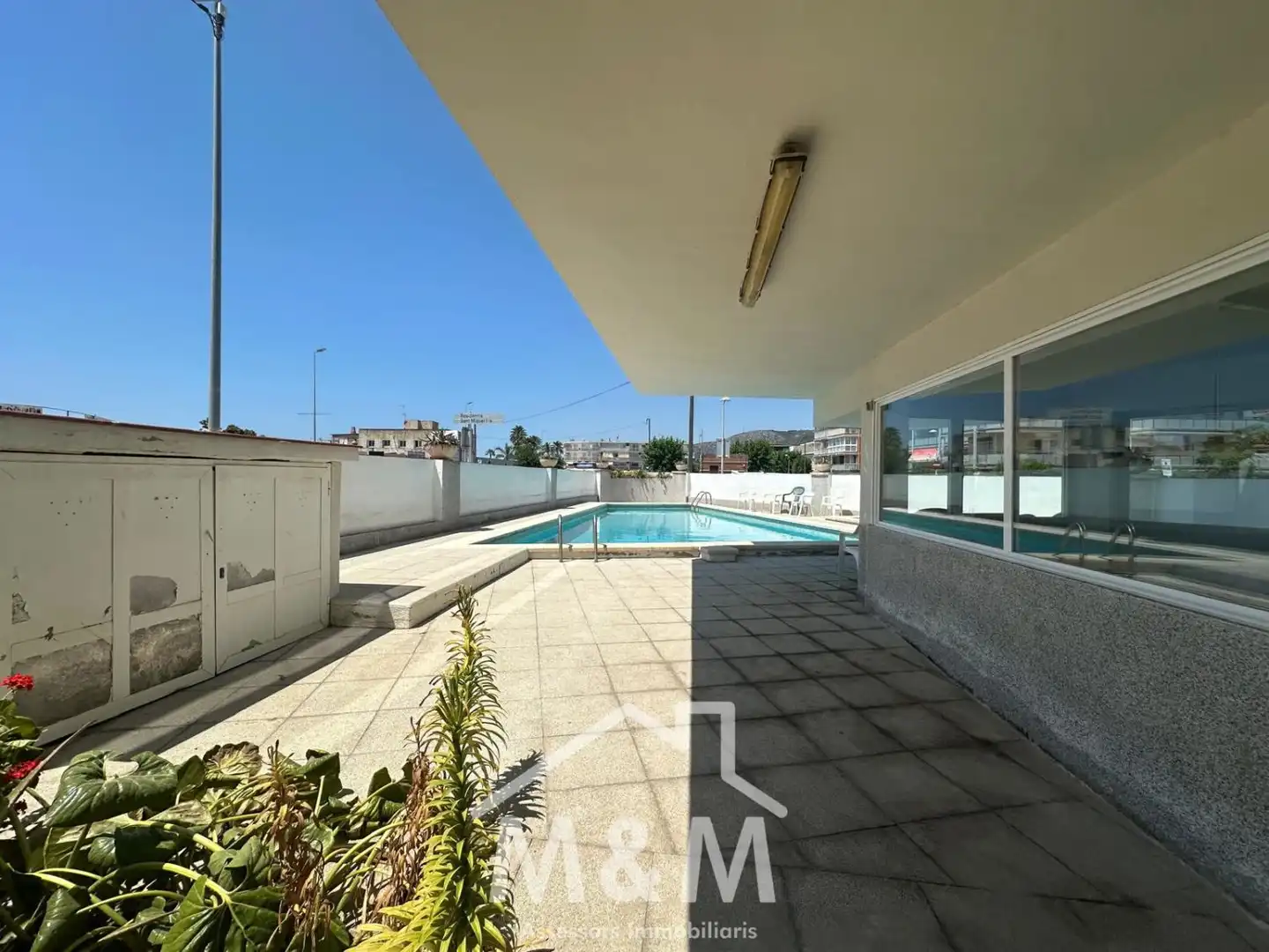 Swimming pool of Flat for rent in Castelldefels  with Terrace and Community pool