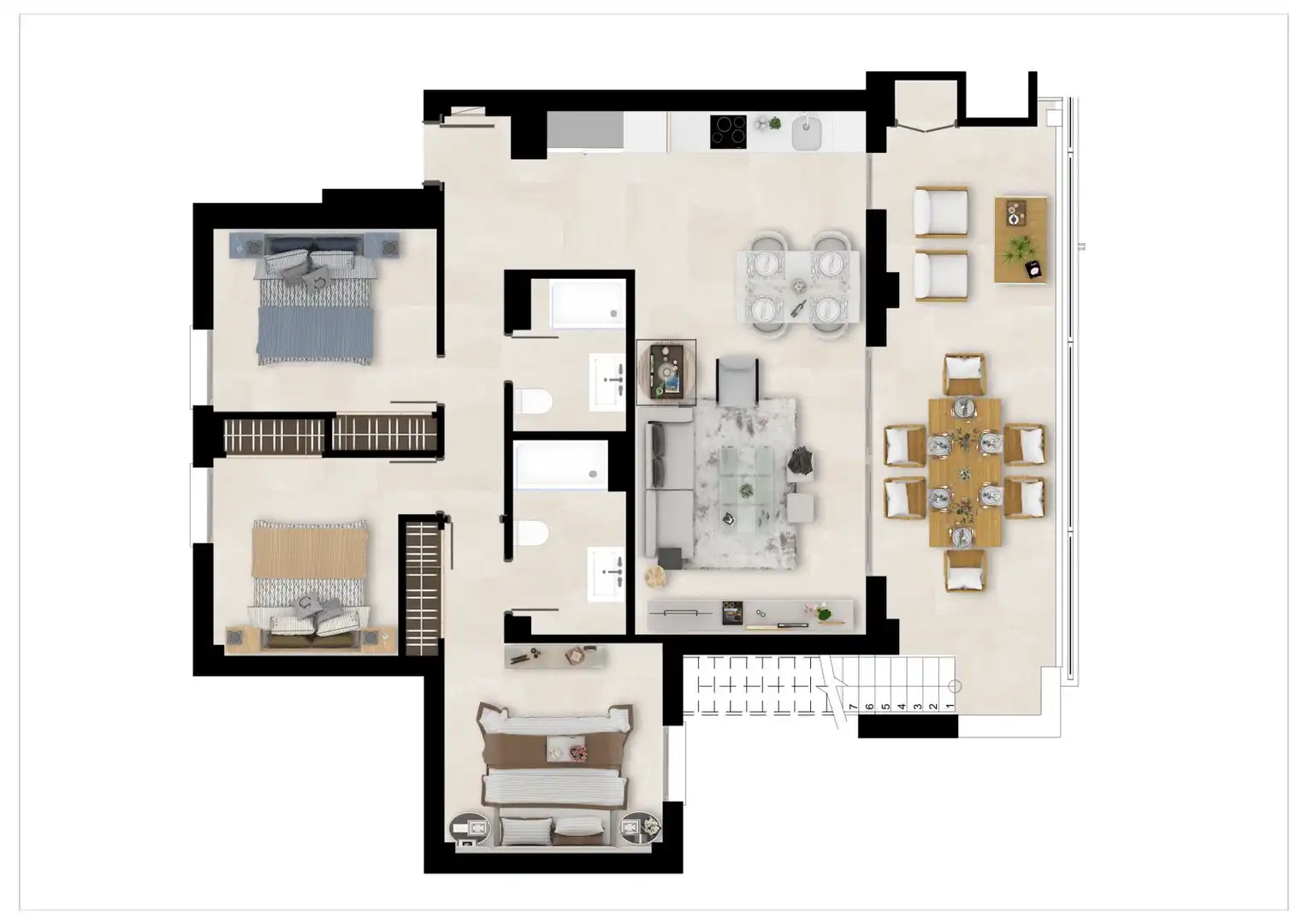 Apartament amb ascensor en venda a La Cala Golf - Lagar Martell, imagen 29