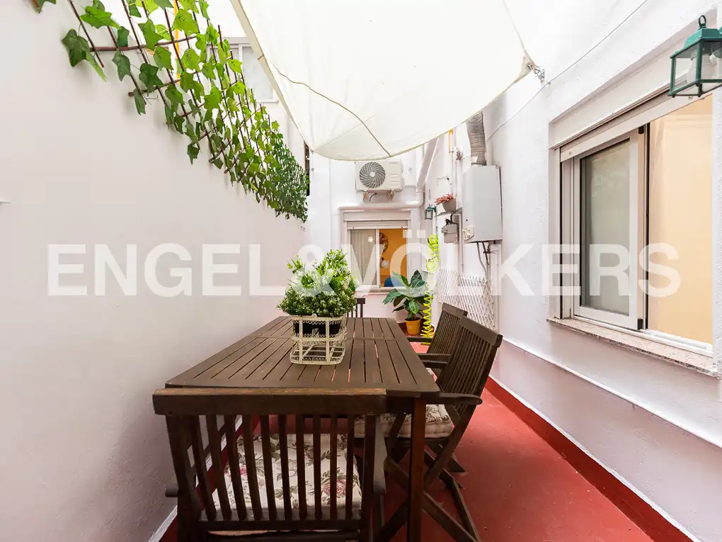 Terrace of Flat for rent in Valencia  with Air Conditioner, Heating and Terrace