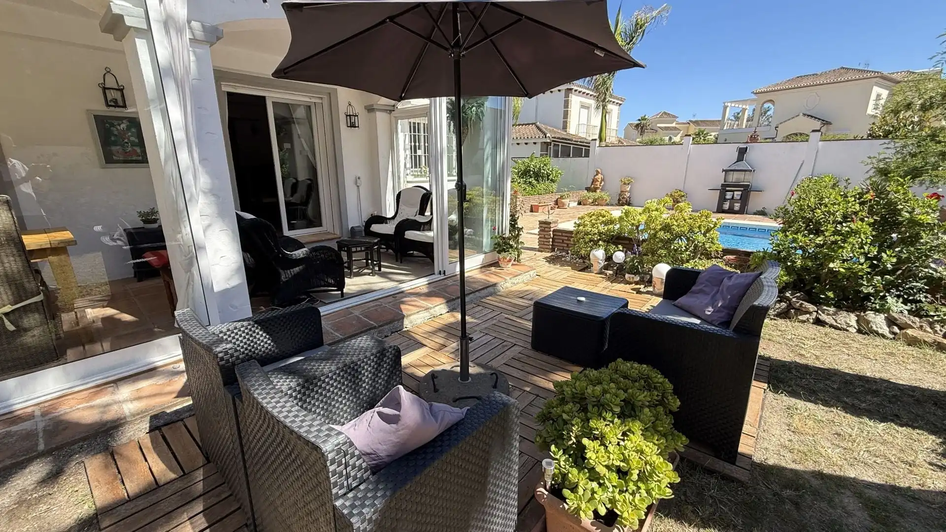 Terraza de Casa o chalet en venta en Coín con Aire acondicionado y Piscina