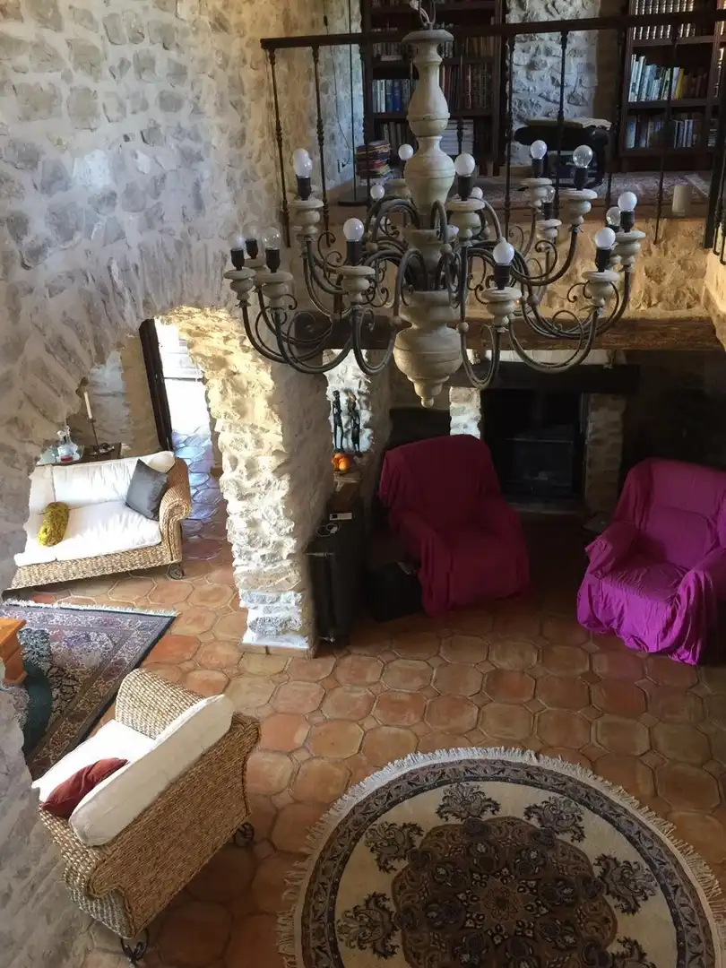 Sala de estar de Finca rústica en venta en Relleu