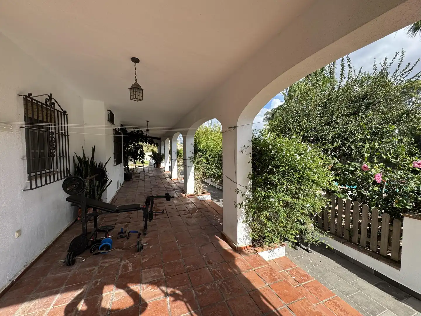 Terrassa de Casa o xalet en venda en El Puerto de Santa María amb Jardí privat, Terrassa i Piscina