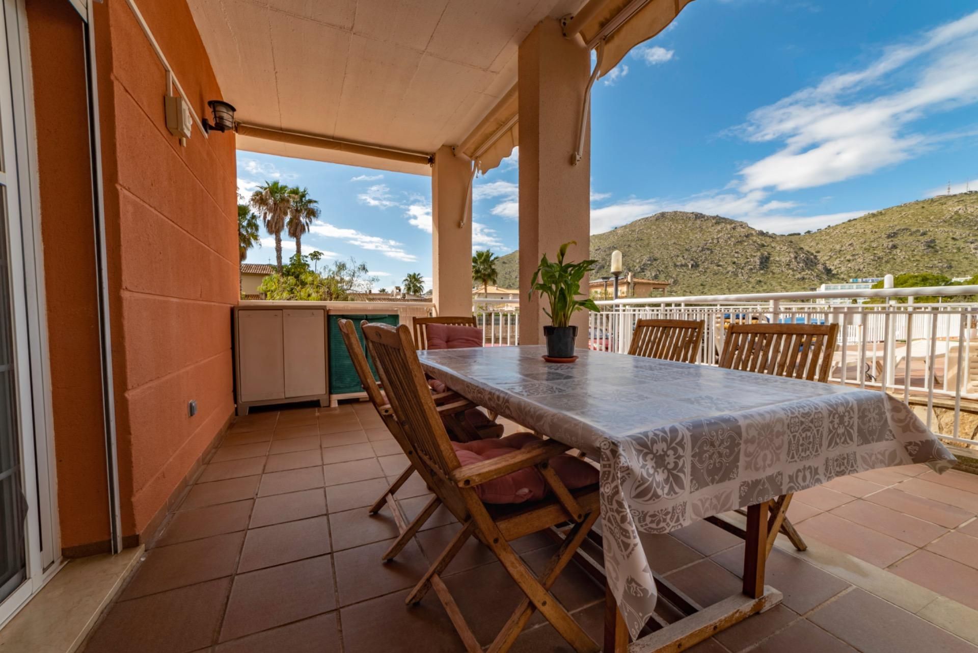 Terrace of Flat for sale in Alcúdia  with Air Conditioner, Private garden and Terrace