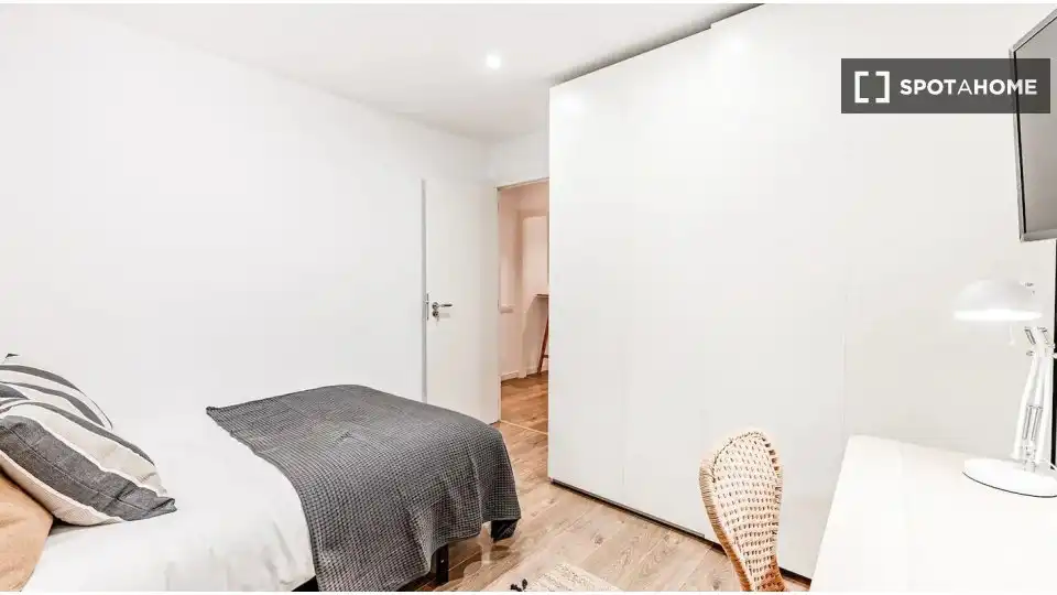 Habitación de Piso de alquiler en Barcelona con Aire acondicionado, Calefacción y Amueblado