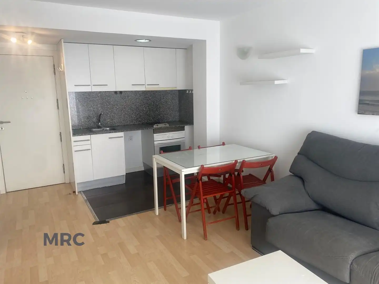 Sala de estar de Piso en venta en Palamós con Aire acondicionado, Calefacción y Parquet