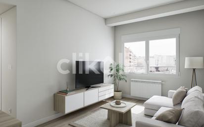 Sala d'estar de Pis en venda en  Barcelona Capital amb Aire condicionat i Calefacció