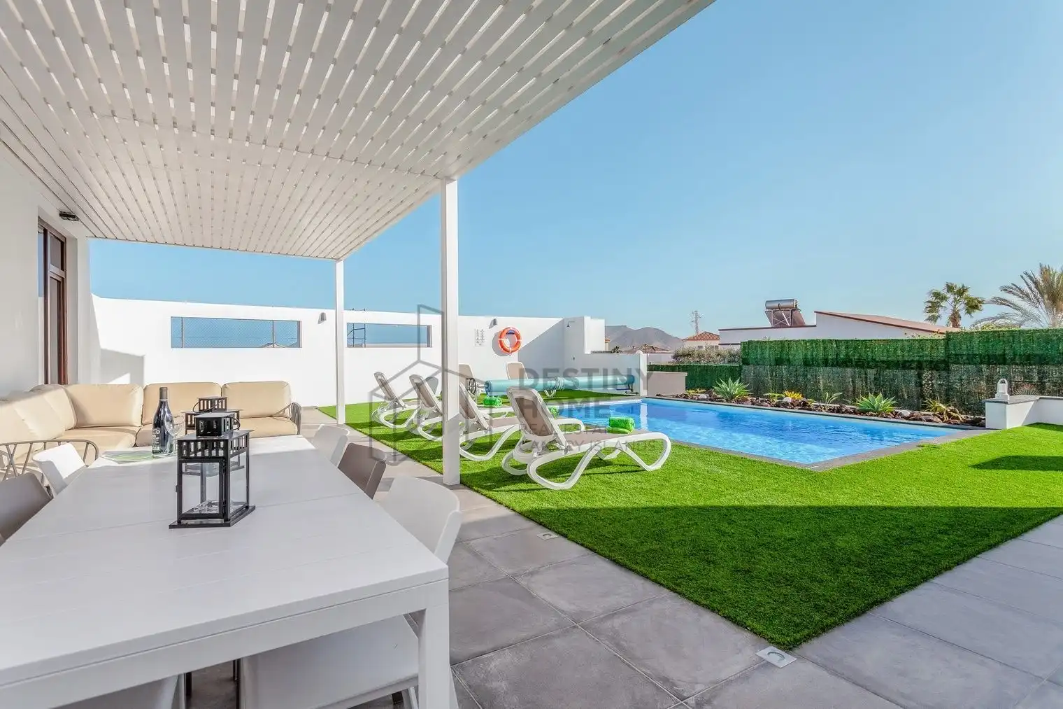 Terraza de Casa o chalet en venta en Antigua con Jardín privado, Terraza y Piscina