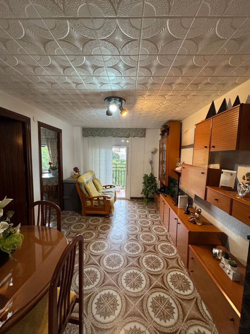 Living room of Flat for sale in Badalona  with Furnished and Balcony