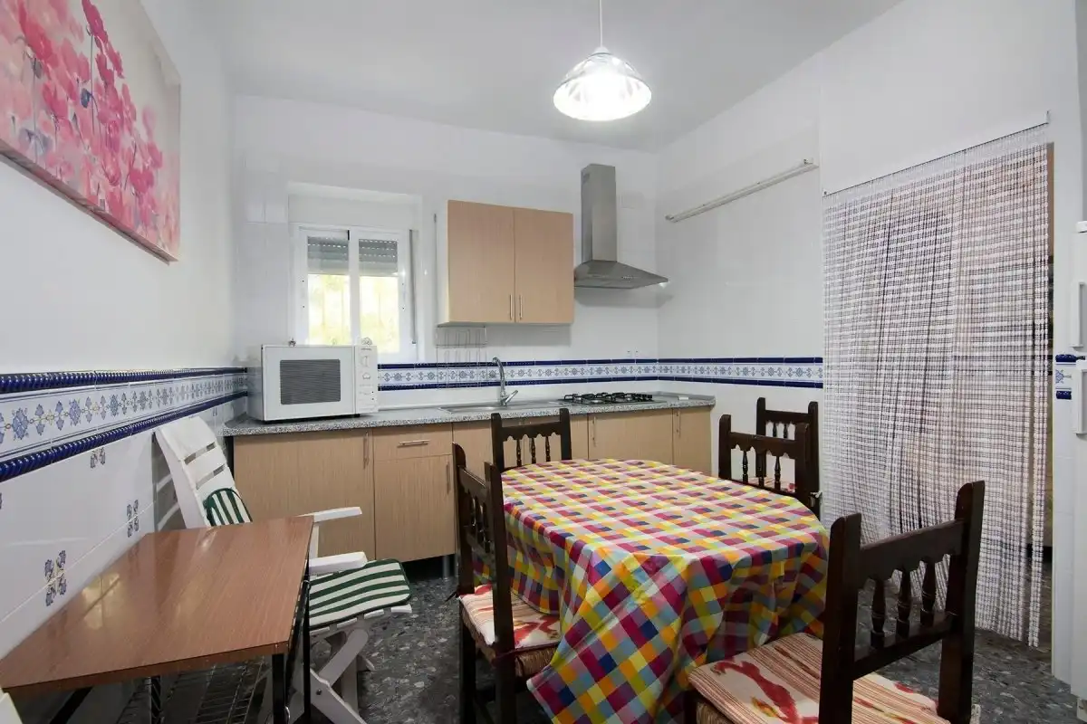 Cocina de Finca rústica en venta en Güéjar Sierra con Jardín privado, Terraza y Piscina