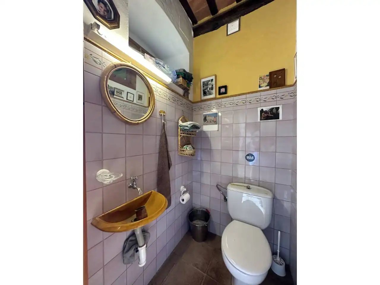 Baño de Finca rústica en venta en Quart con Jardín privado