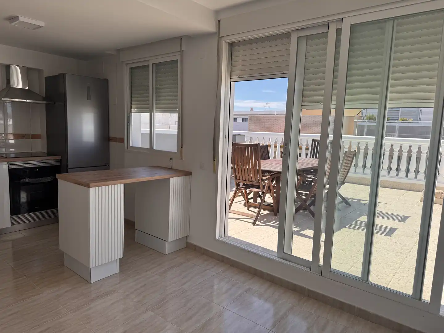 Terrasse von Wohnungen zur Miete in Moncofa mit Klimaanlage, Terrasse und Balkon