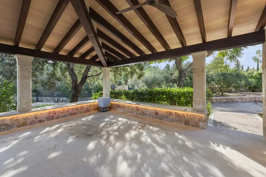 Terraza de Finca rústica en venta en Pollença con Aire acondicionado, Calefacción y Jardín privado