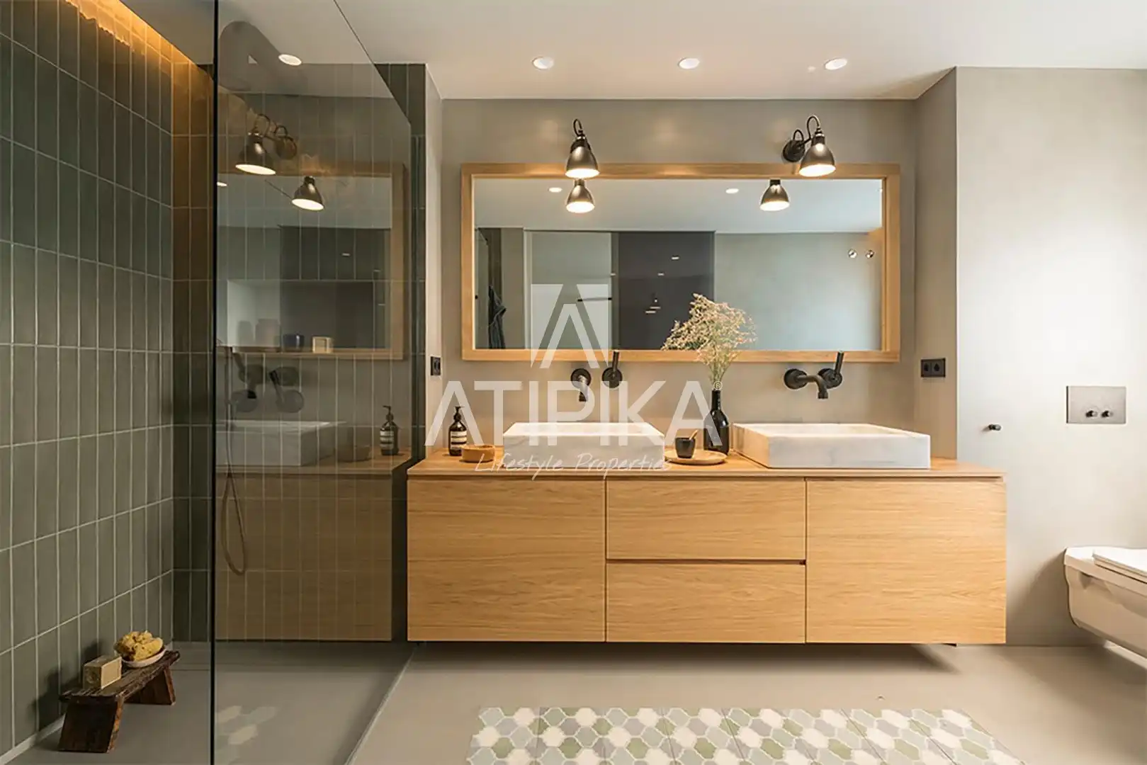 Baño de Casa o chalet en venta en Barcelona con Aire acondicionado, Calefacción y Trastero