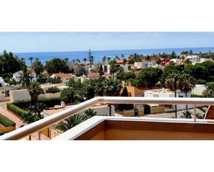 Exterior view of Flat for sale in Roquetas de Mar  with Heating, Private garden and Terrace