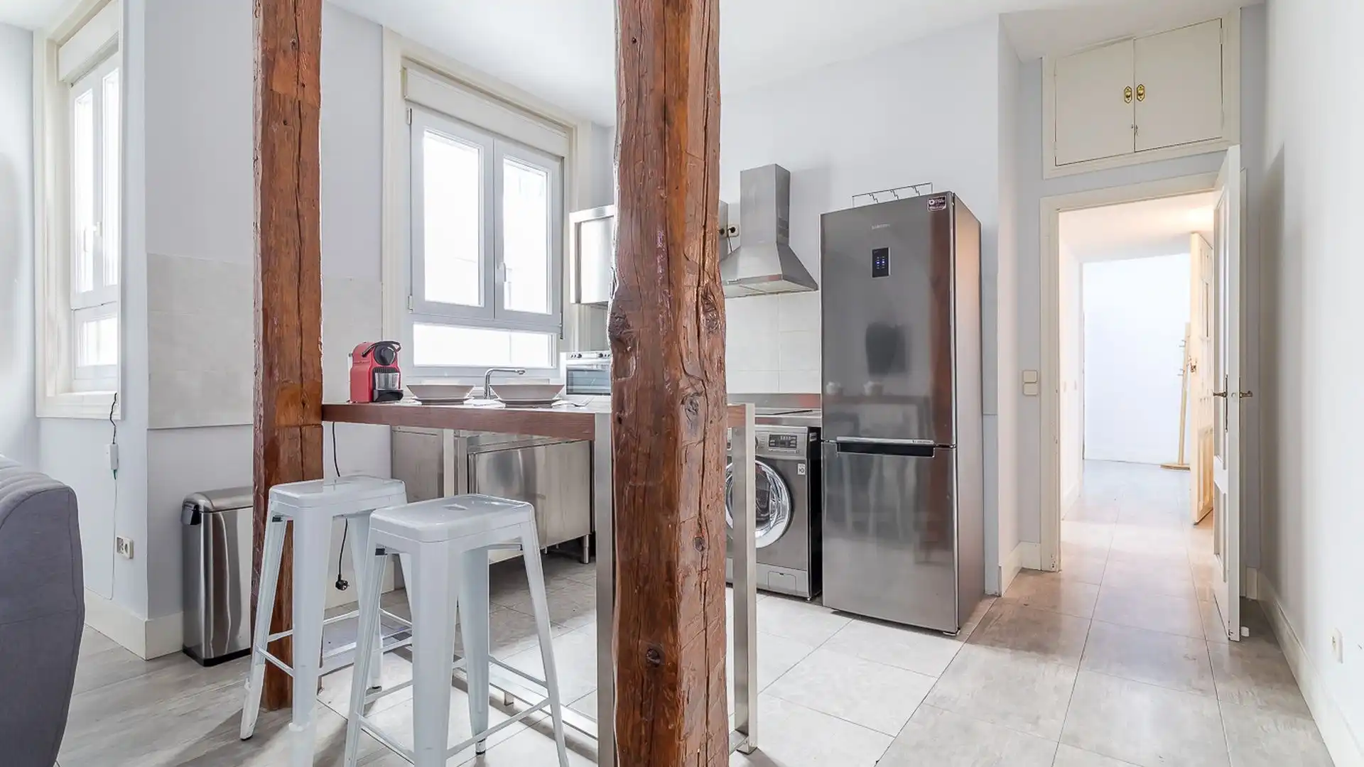 Kitchen of Flat for rent in Madrid
