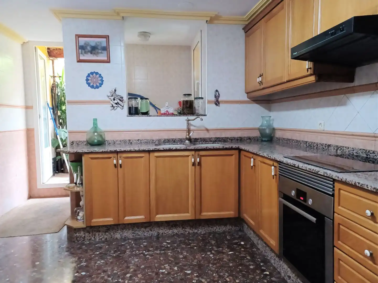 Kitchen of Flat for sale in Ontinyent  with Heating, Private garden and Terrace