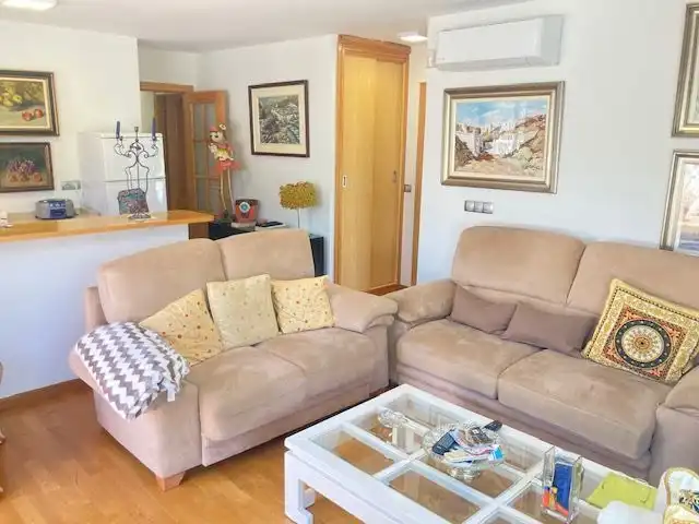 Sala d'estar de Casa o xalet en venda en Roquetas de Mar amb Aire condicionat, Calefacció i Jardí privat