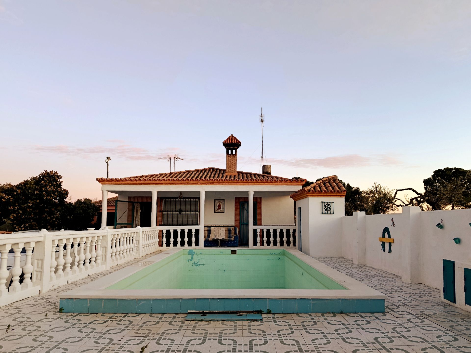 Exterior view of Country homes for sale in Hinojos  with Private garden, Terrace and Swimming Pool