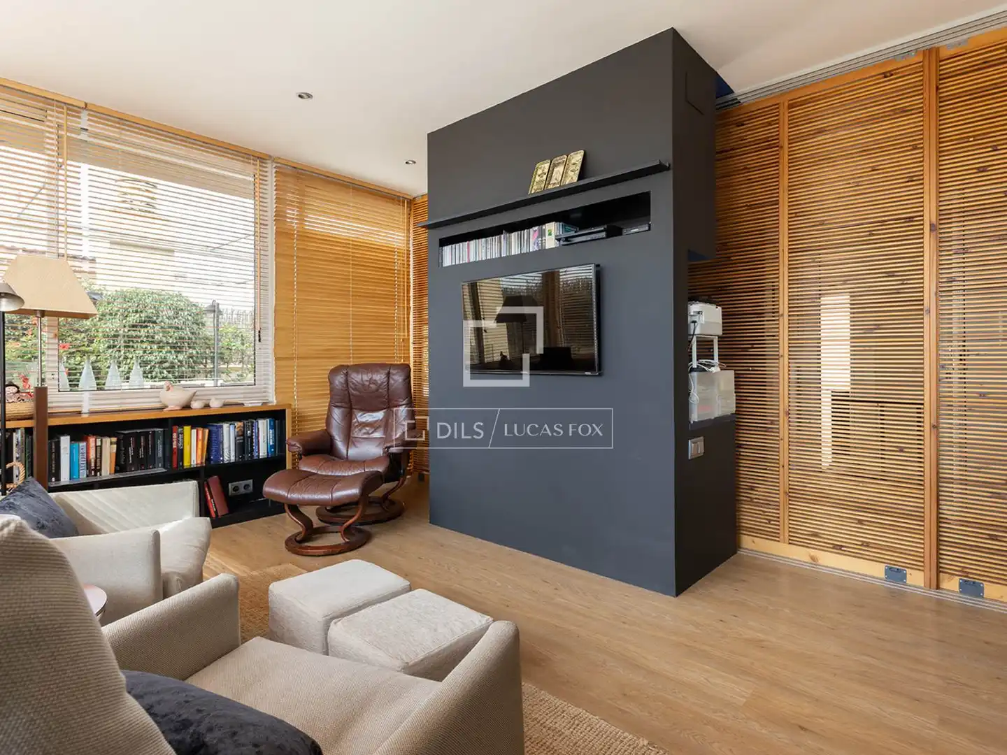 Sala d'estar de Àtic en venda en Barcelona amb Aire condicionat, Calefacció i Terrassa