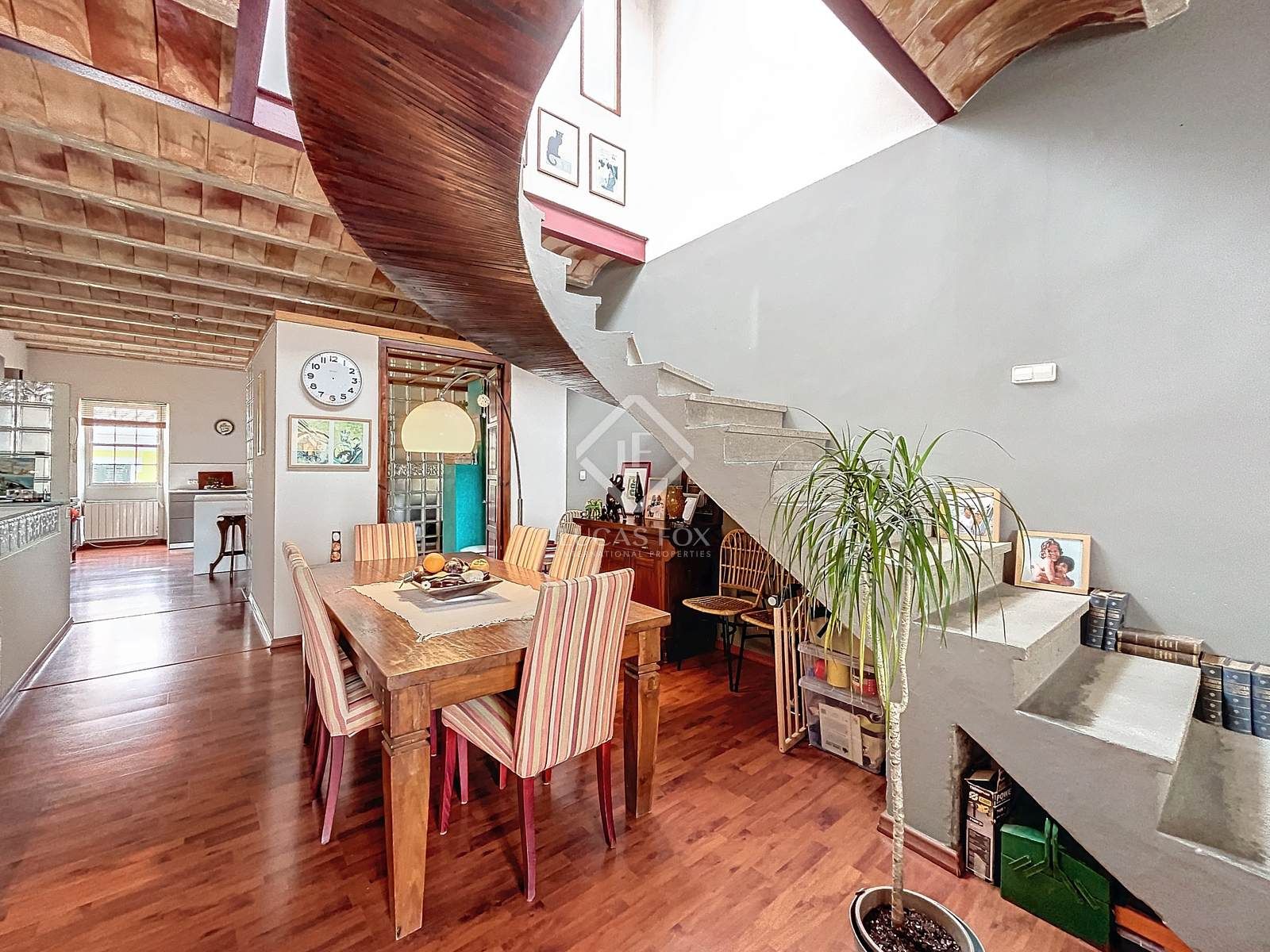 Dining room of Attic for sale in Maó  with Heating, Terrace and Furnished