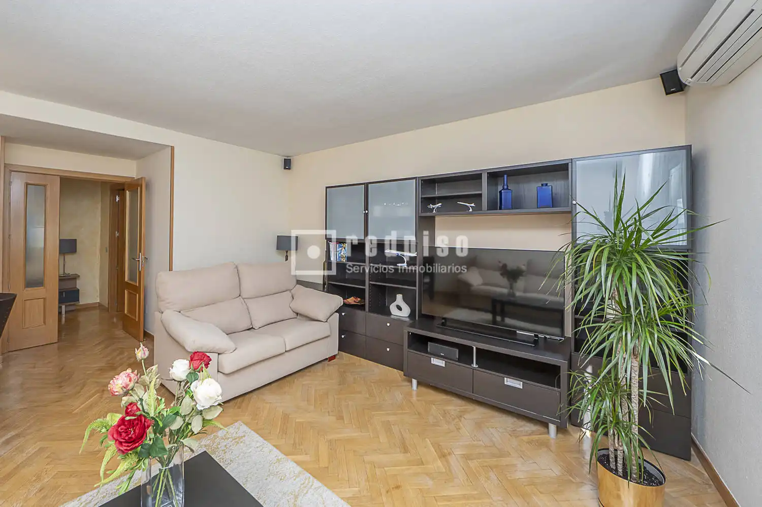 Sala de estar de Piso en venta en Valdemoro con Aire acondicionado, Calefacción y Jardín privado