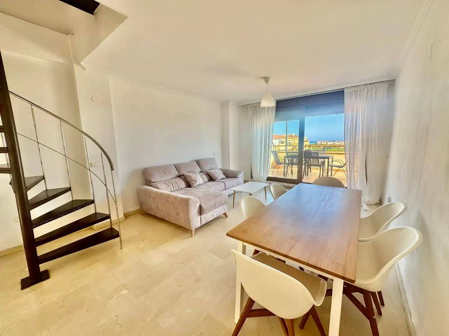 Living room of Apartments for rent in Benalmádena  with Air Conditioner, Furnished and Pets allowed