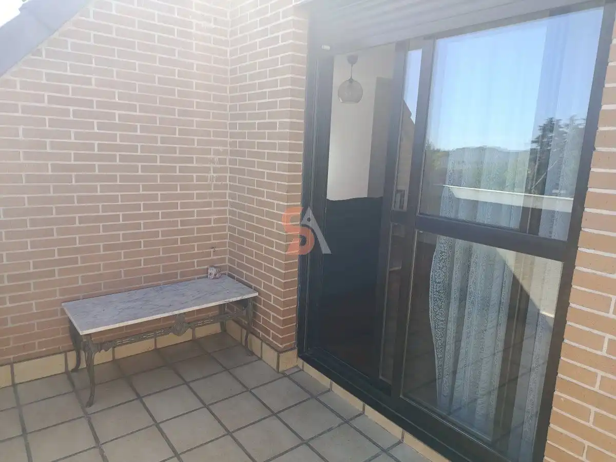 Balcony of Flat for rent in Valladolid  with Heating, Terrace and Storage room