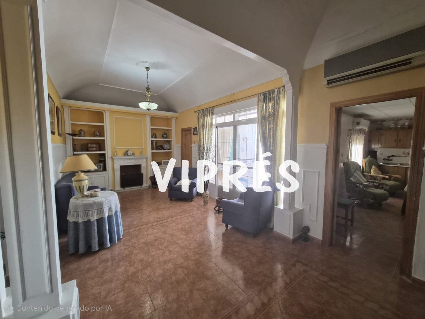 Living room of House or chalet for sale in Arroyo de San Serván  with Air Conditioner and Terrace