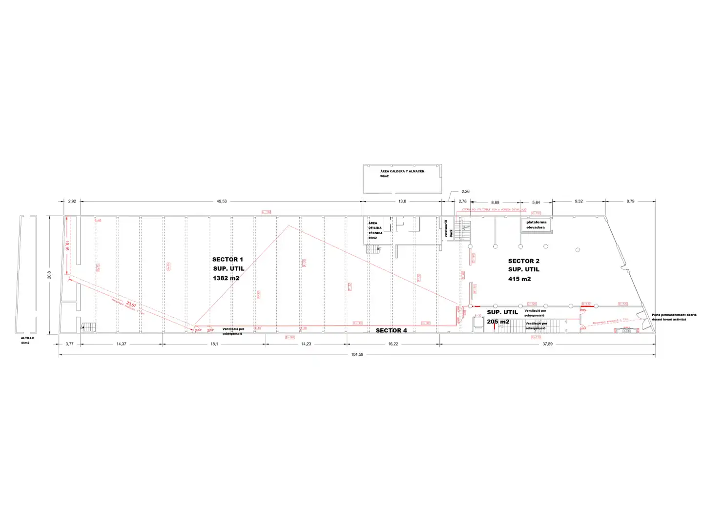 Nave industrial en alquiler en Carrer de Tucuman 8, imagen 21