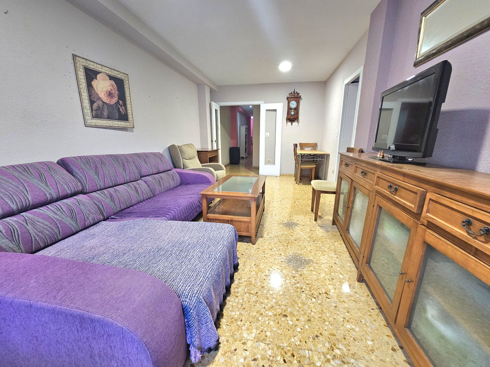 Living room of Flat for sale in Gandia  with Storage room and Balcony
