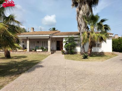 Exterior view of House or chalet for sale in Benicasim / Benicàssim  with Private garden, Terrace and Community pool
