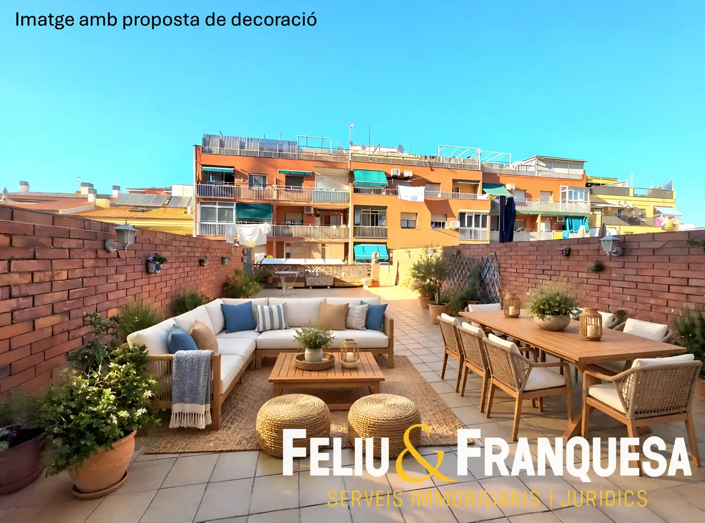Terrace of Flat for sale in El Coll