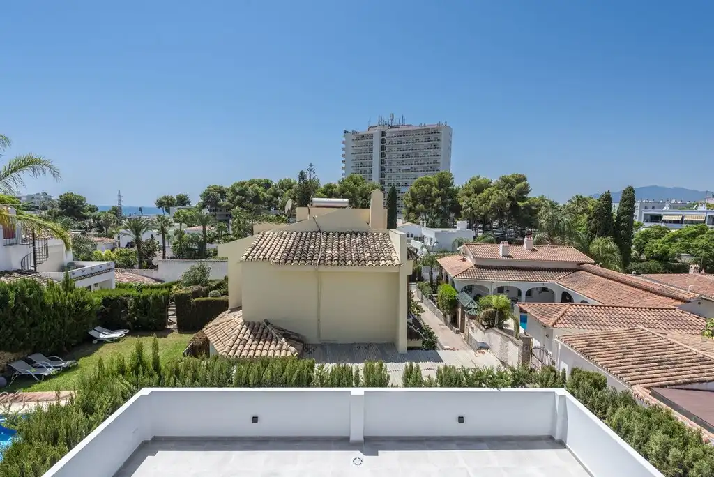 Terraza de Casa o chalet en venta en Marbella con Aire acondicionado, Jardín privado y Terraza