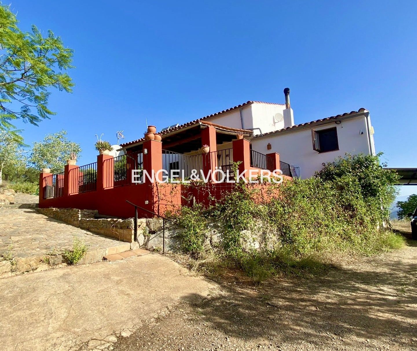 Exterior view of Country house for sale in Zufre  with Air Conditioner, Heating and Private garden