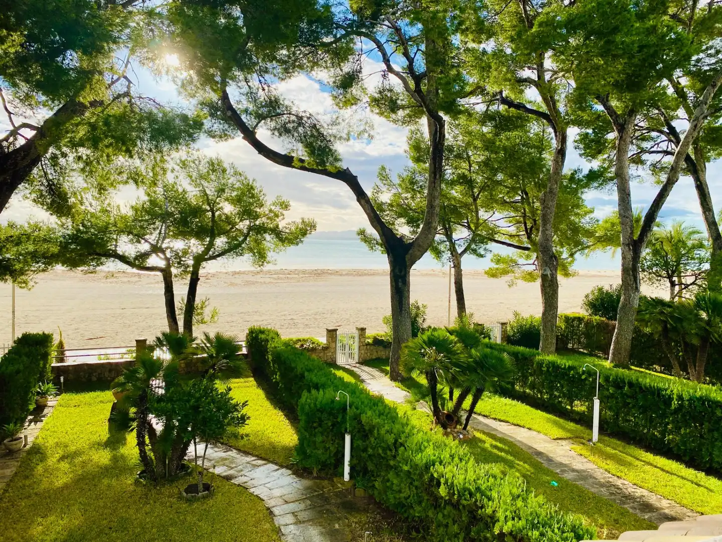 Jardín de Piso de alquiler en Alcúdia con Aire acondicionado, Parquet y Terraza