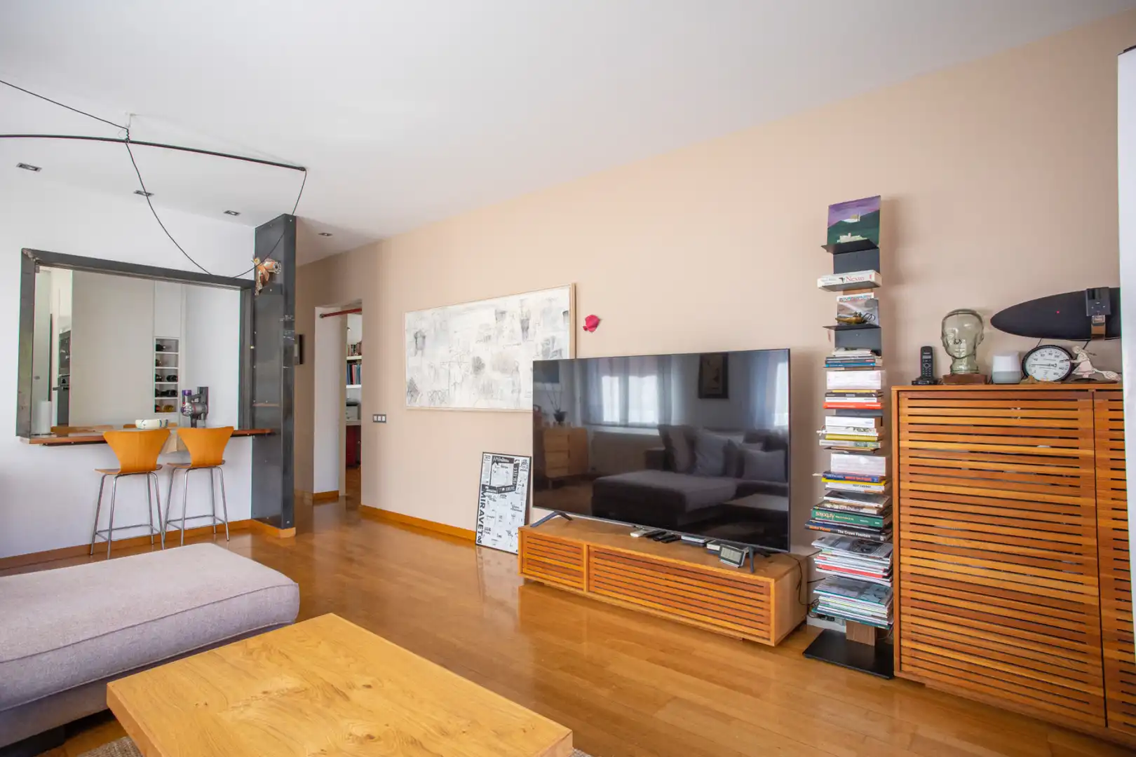 Sala de estar de Casa o chalet en venta en Sant Just Desvern con Aire acondicionado, Calefacción y Jardín privado