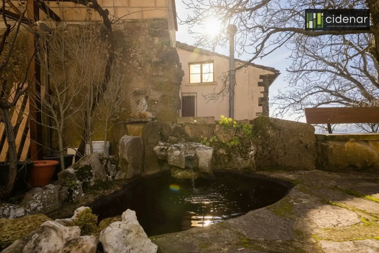 Jardín de Casa adosada en venta en Valle de Yerri / Deierri con Calefacción, Jardín privado y Parquet