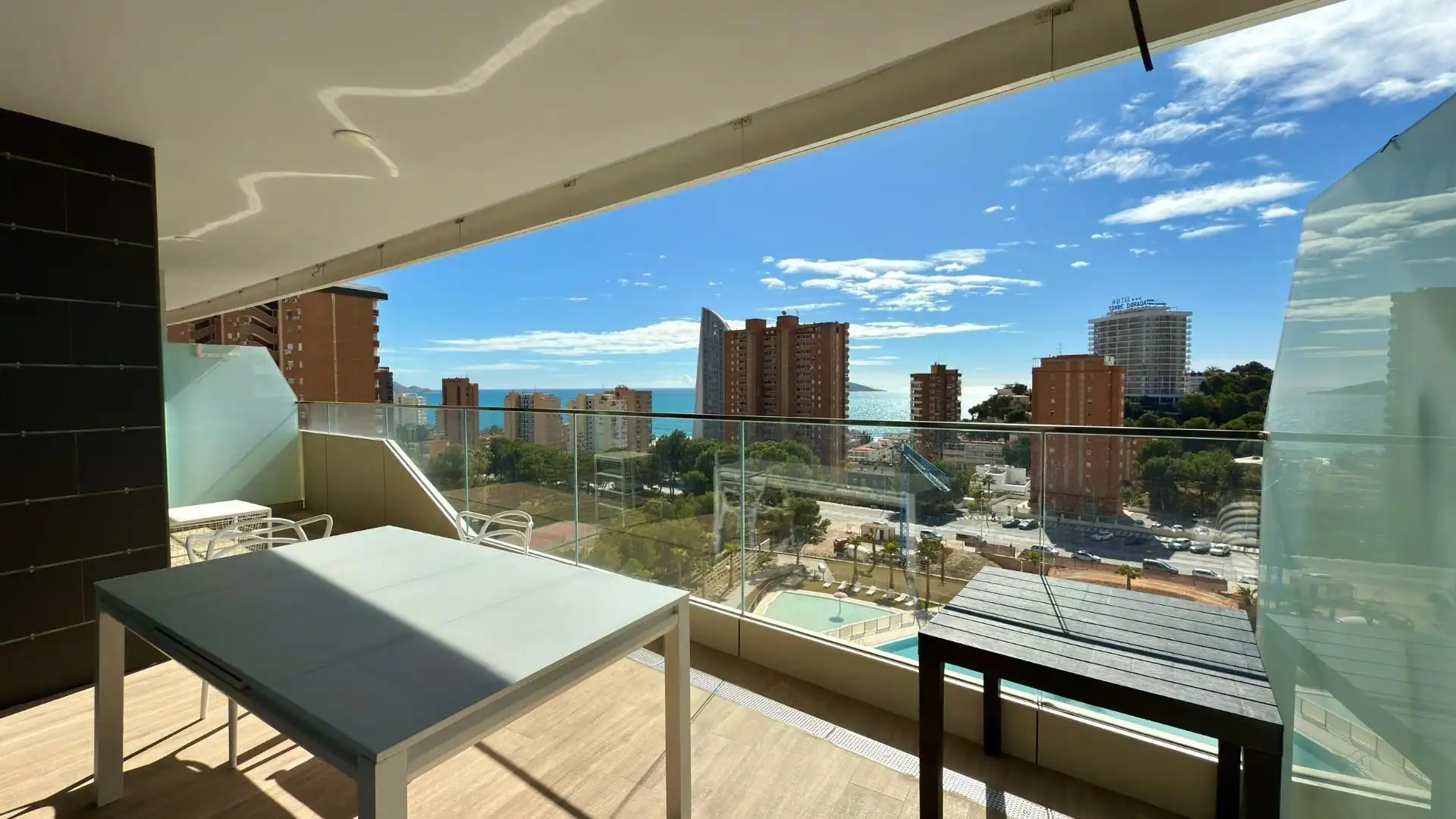 Terrace of Flat for sale in Finestrat  with Air Conditioner, Heating and Terrace