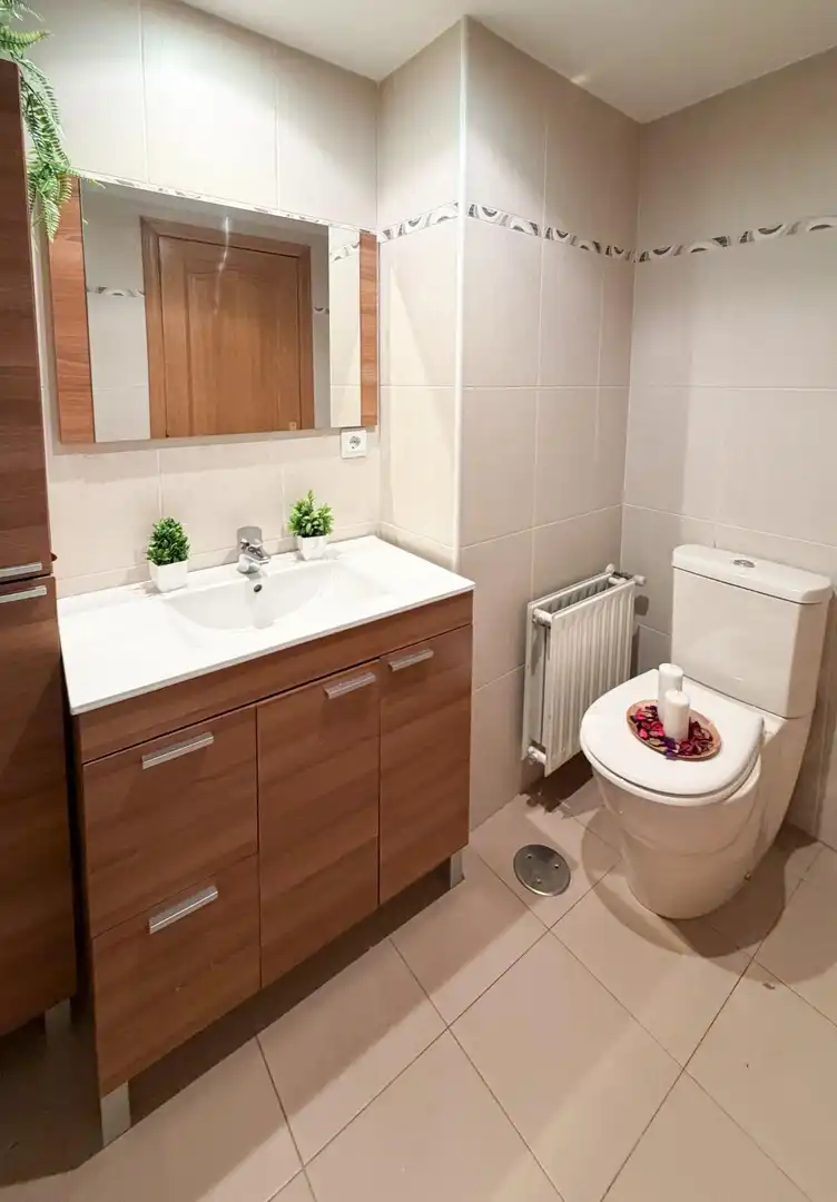 Bathroom of Attic for sale in Oviedo   with Heating, Parquet flooring and Storage room