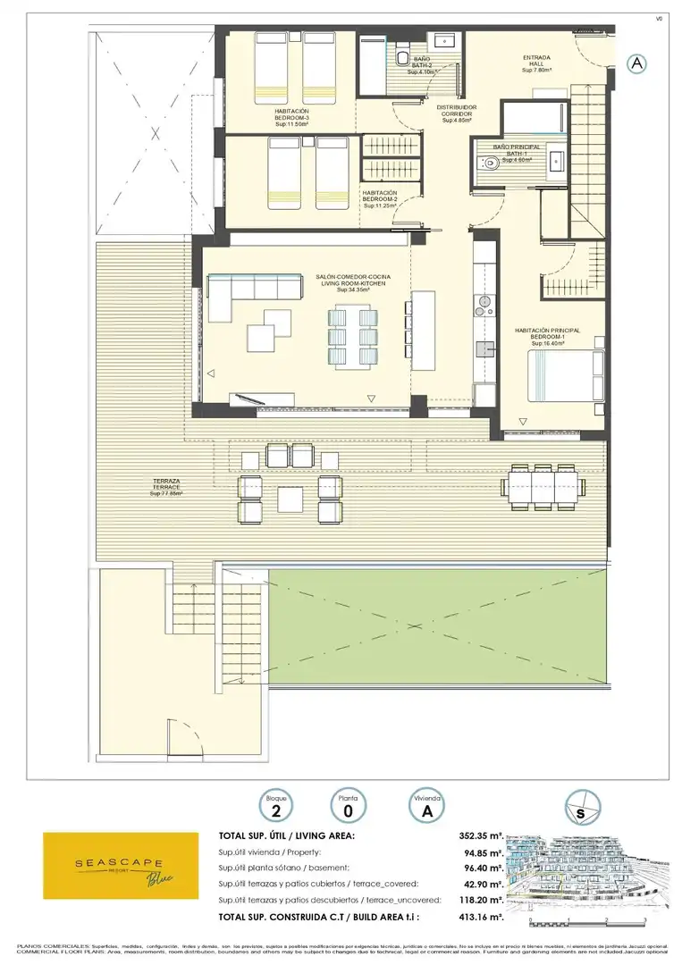 Wohnung mit Pool zum Verkauf in Balcón de Finestrat - Terra Marina, imagen 32