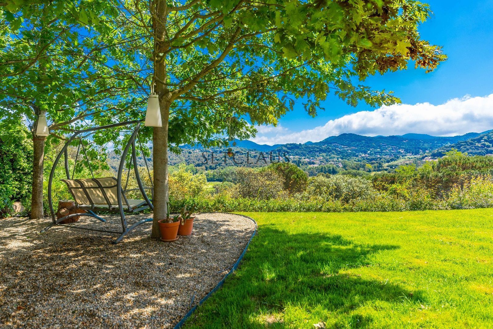 Garden of House or chalet for sale in Vallromanes  with Air Conditioner, Heating and Private garden