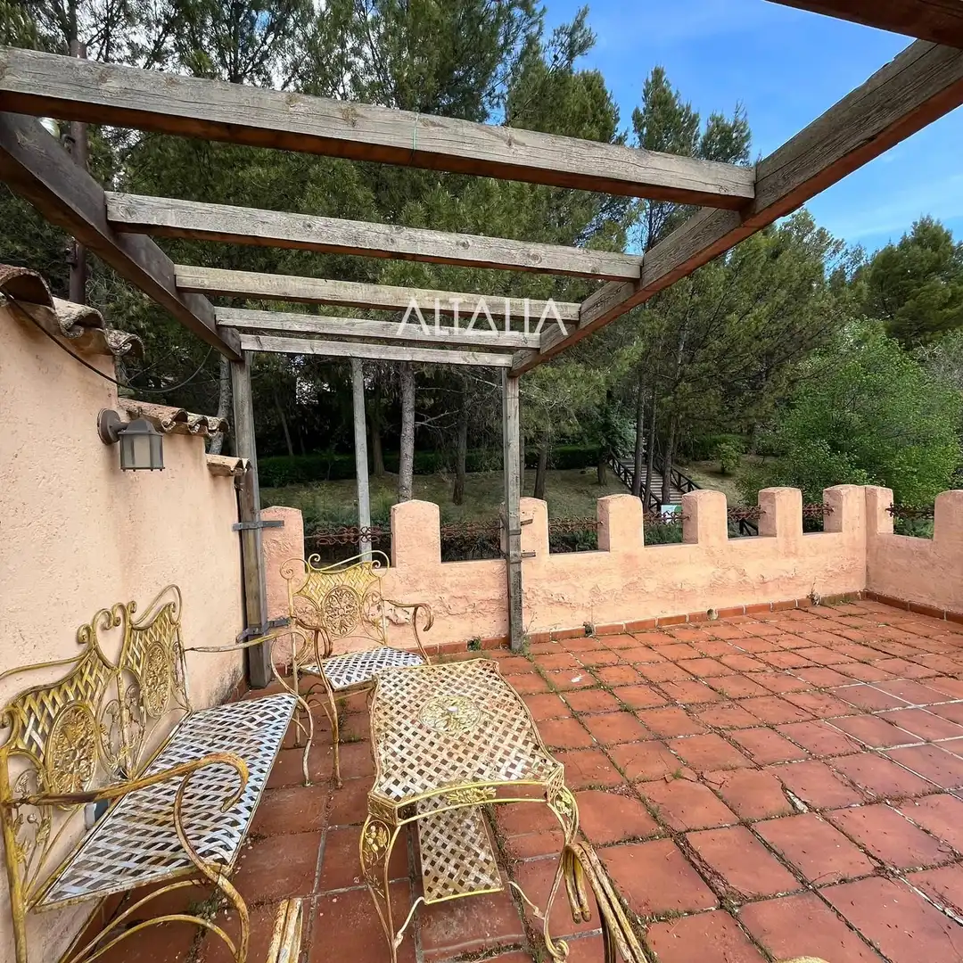 Jardín de Casa o chalet en venta en Villar de Olalla con Terraza y Amueblado