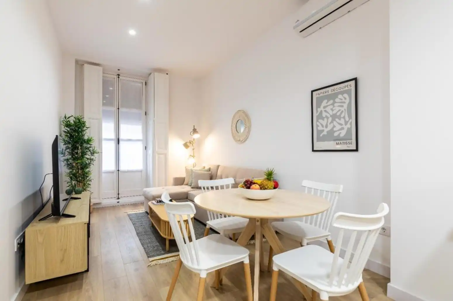 Esszimmer von Wohnung zur Miete in Valencia mit Klimaanlage, Heizung und Parkett