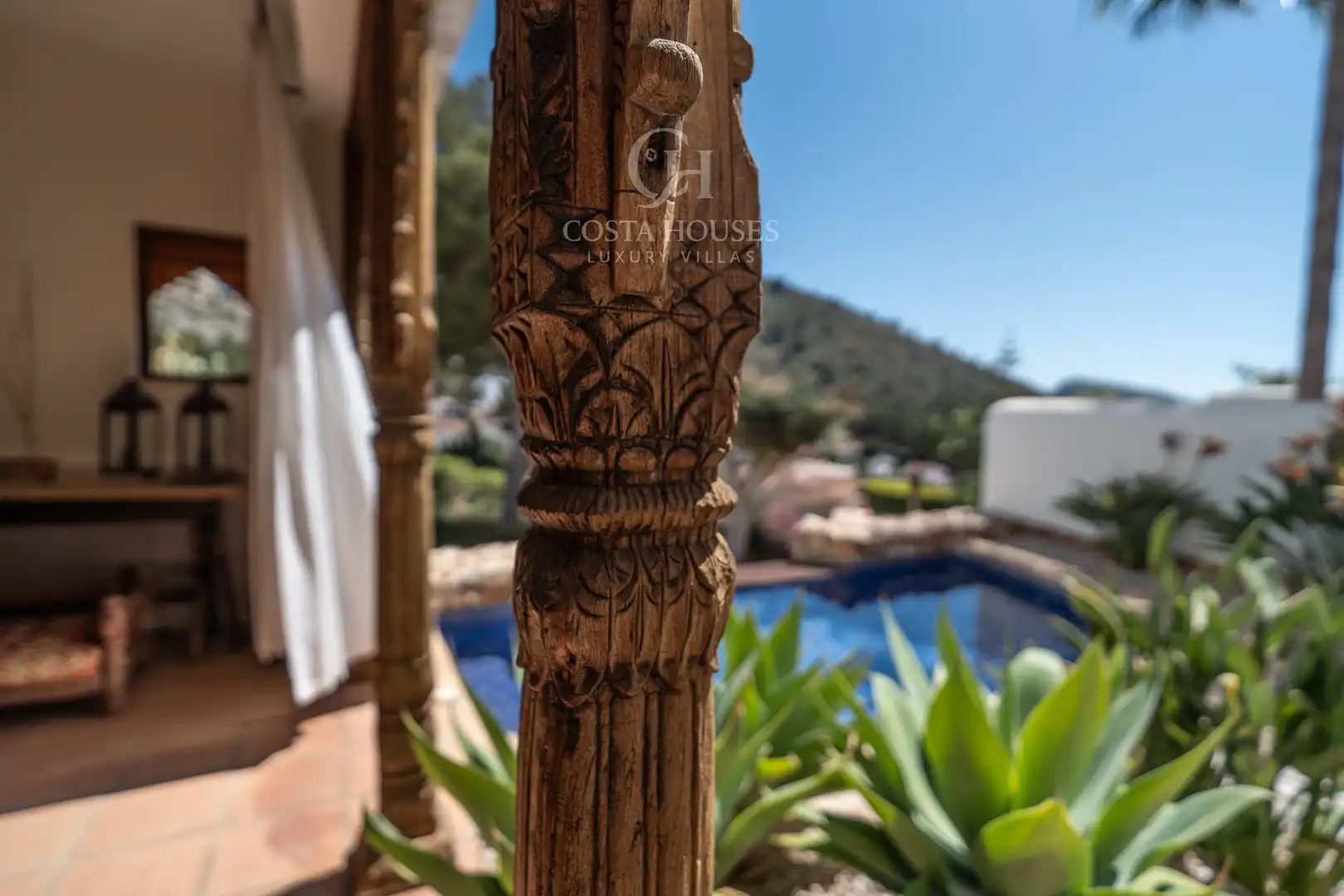 Jardí de Casa o xalet en venda en Moraira amb Aire condicionat, Calefacció i Jardí privat